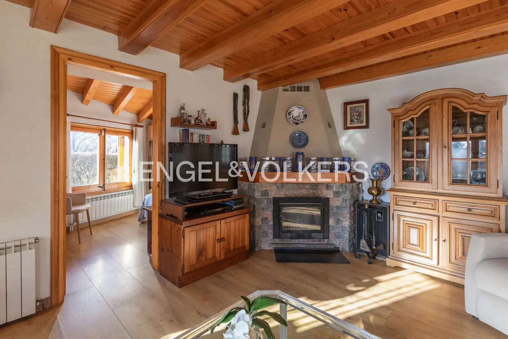 Sala de estar de Casa o chalet en venta en Llívia con Calefacción, Jardín privado y Parquet