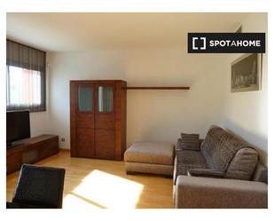 Sala d'estar de Pis de lloguer en Sant Adrià de Besòs amb Aire condicionat, Calefacció i Moblat