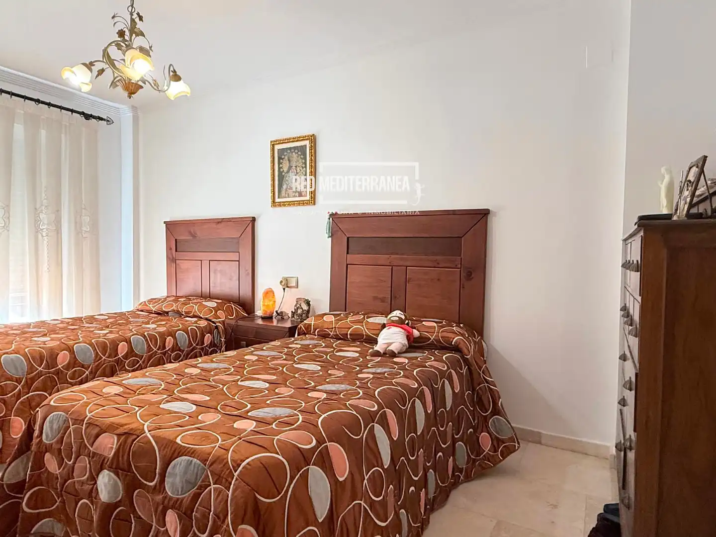 Habitación de Casa adosada en venta en Daimús con Aire acondicionado, Calefacción y Jardín privado