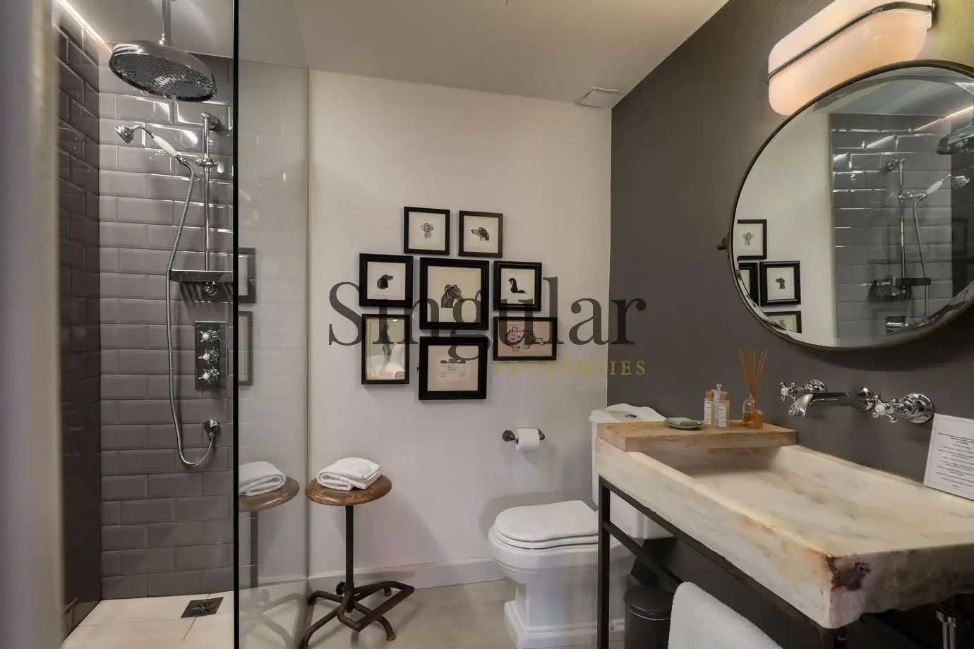 Bathroom of Country homes for sale in Corçà  with Air Conditioner, Heating and Private garden