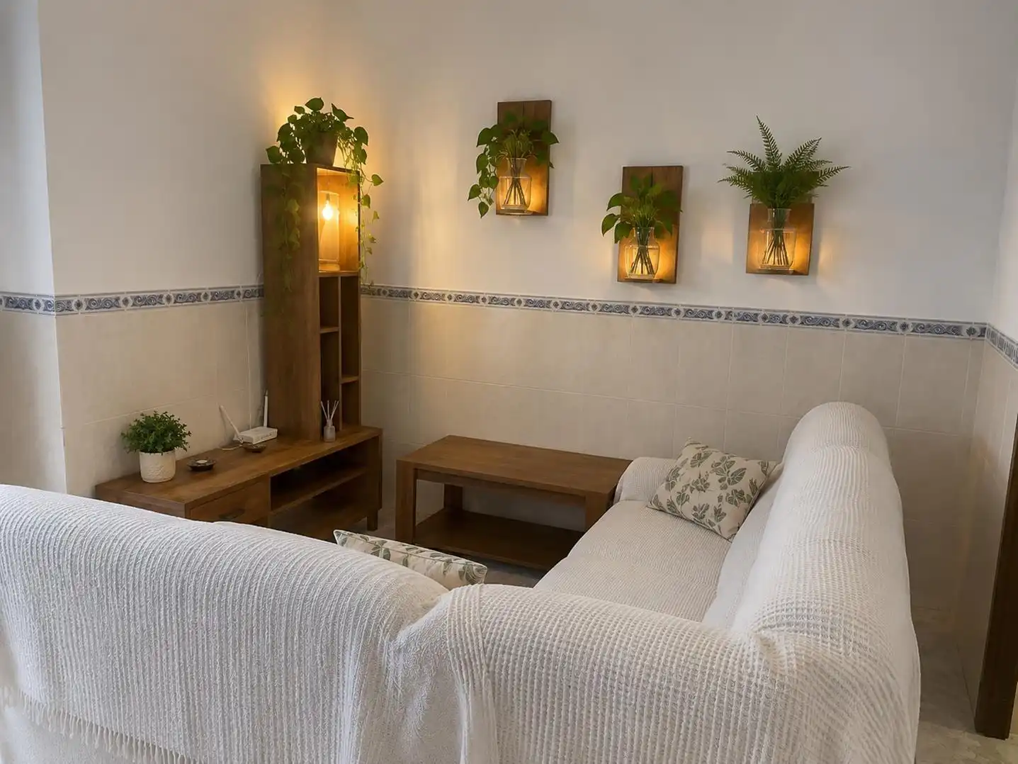 Sala d'estar de Casa adosada en venda en Cartagena