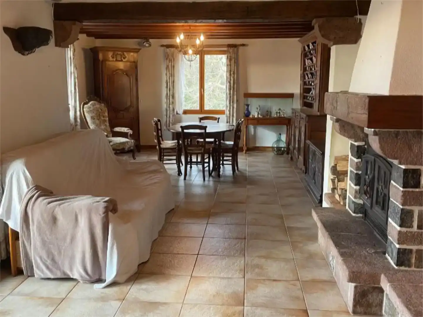 Sala d'estar de Casa o xalet en venda en Asteasu amb Jardí privat, Moblat i Balcó