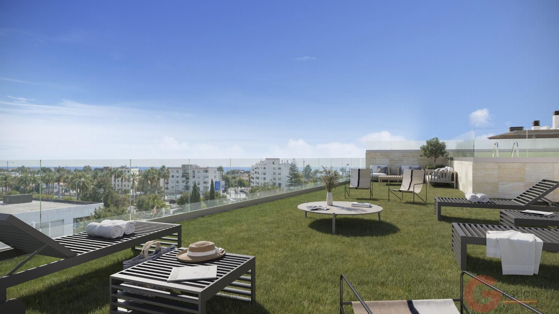 Terrassa de Apartament en venda en Marbella amb Terrassa, Traster i Piscina comunitària