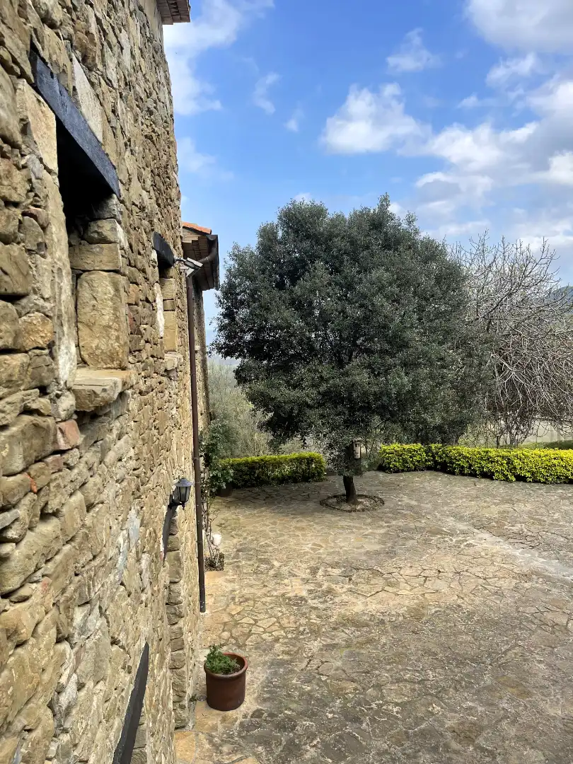 Jardí de Finca rústica en venda en Mieres (Girona) amb Calefacció, Parquet i Terrassa
