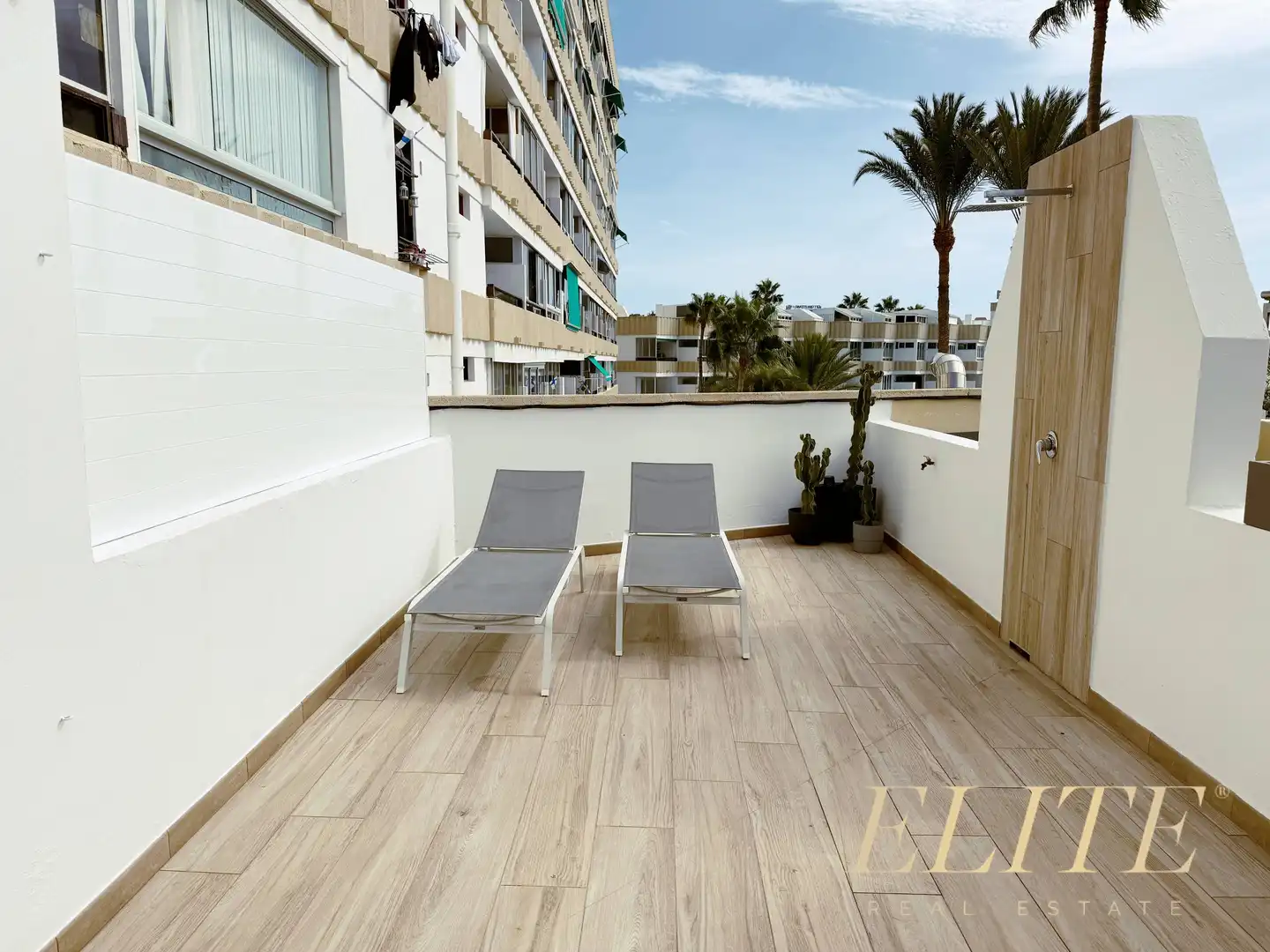 Terrasse von Dachboden zum Verkauf in San Bartolomé de Tirajana mit Klimaanlage, Heizung und Terrasse