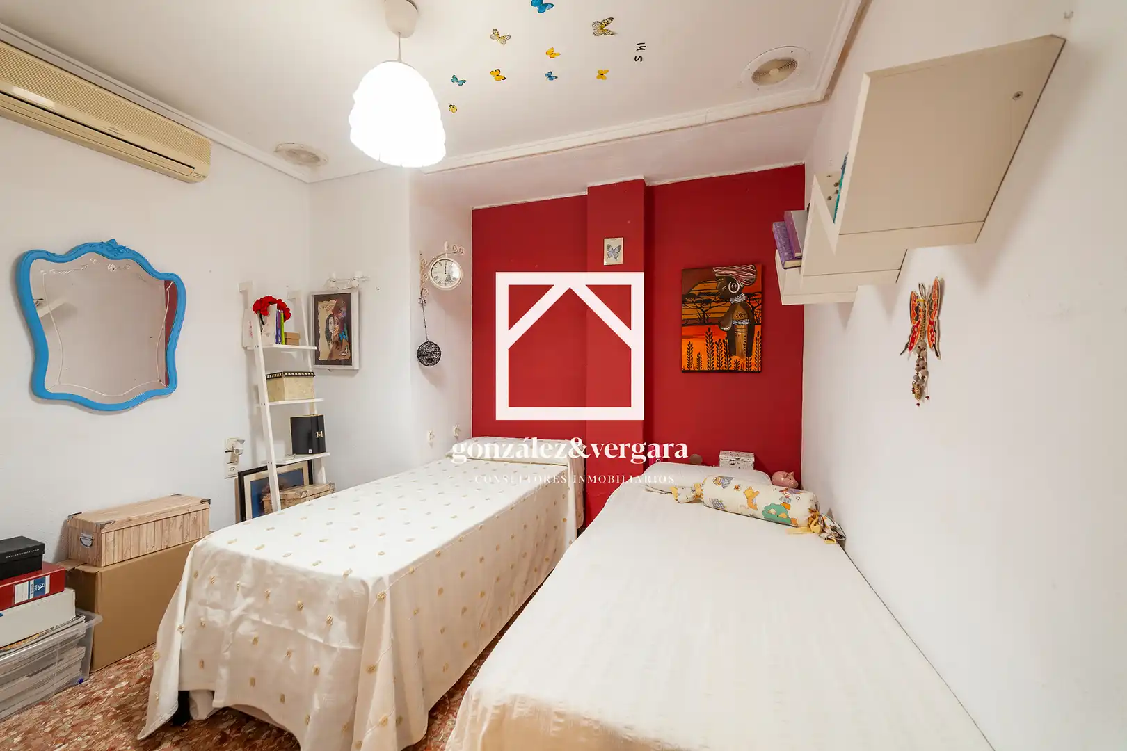 Schlafzimmer von Wohnung zum Verkauf in Burjassot mit Klimaanlage, Heizung und Terrasse