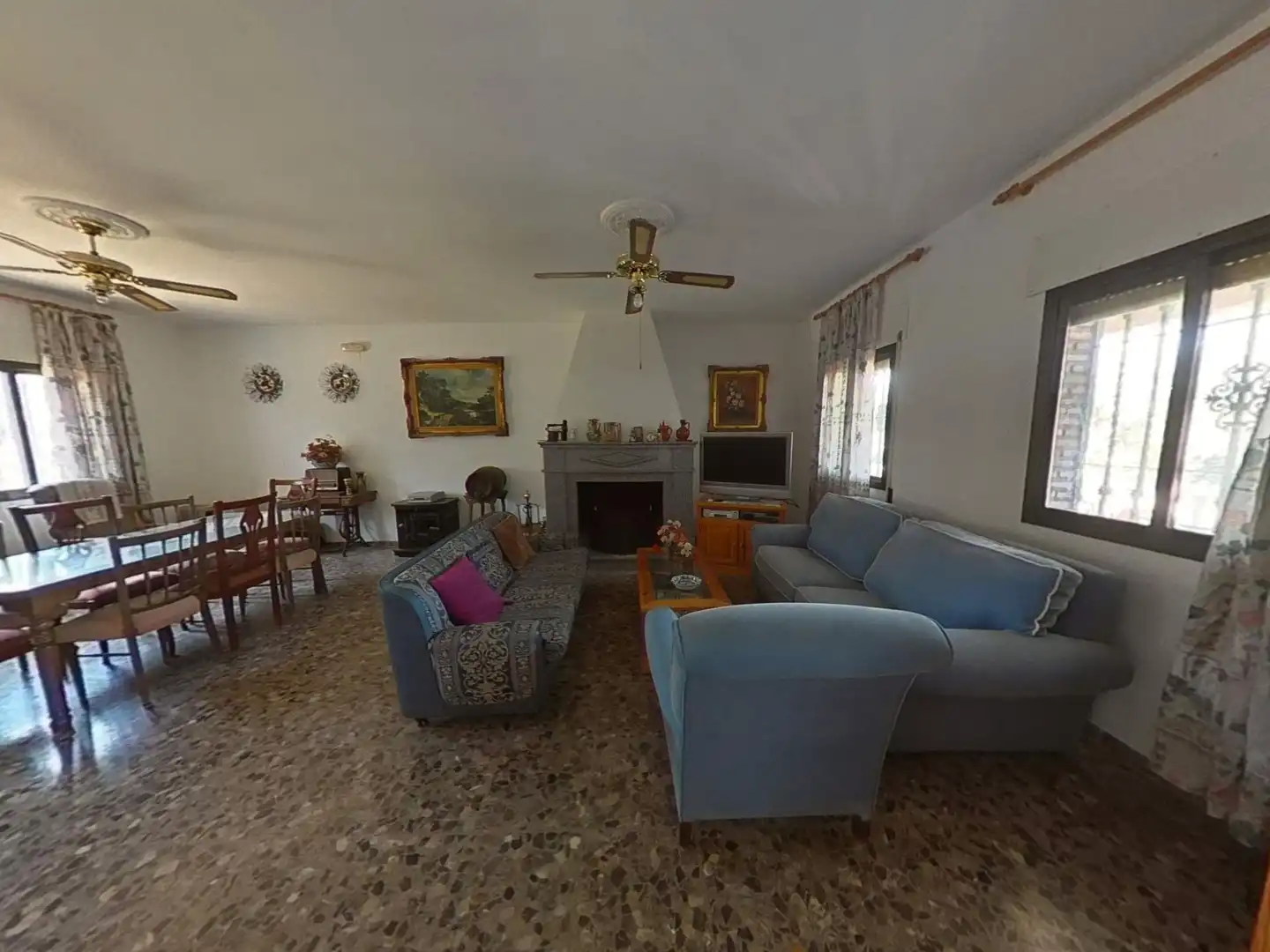 Living room of Country homes for sale in Córdoba  with Private garden, Terrace and Furnished