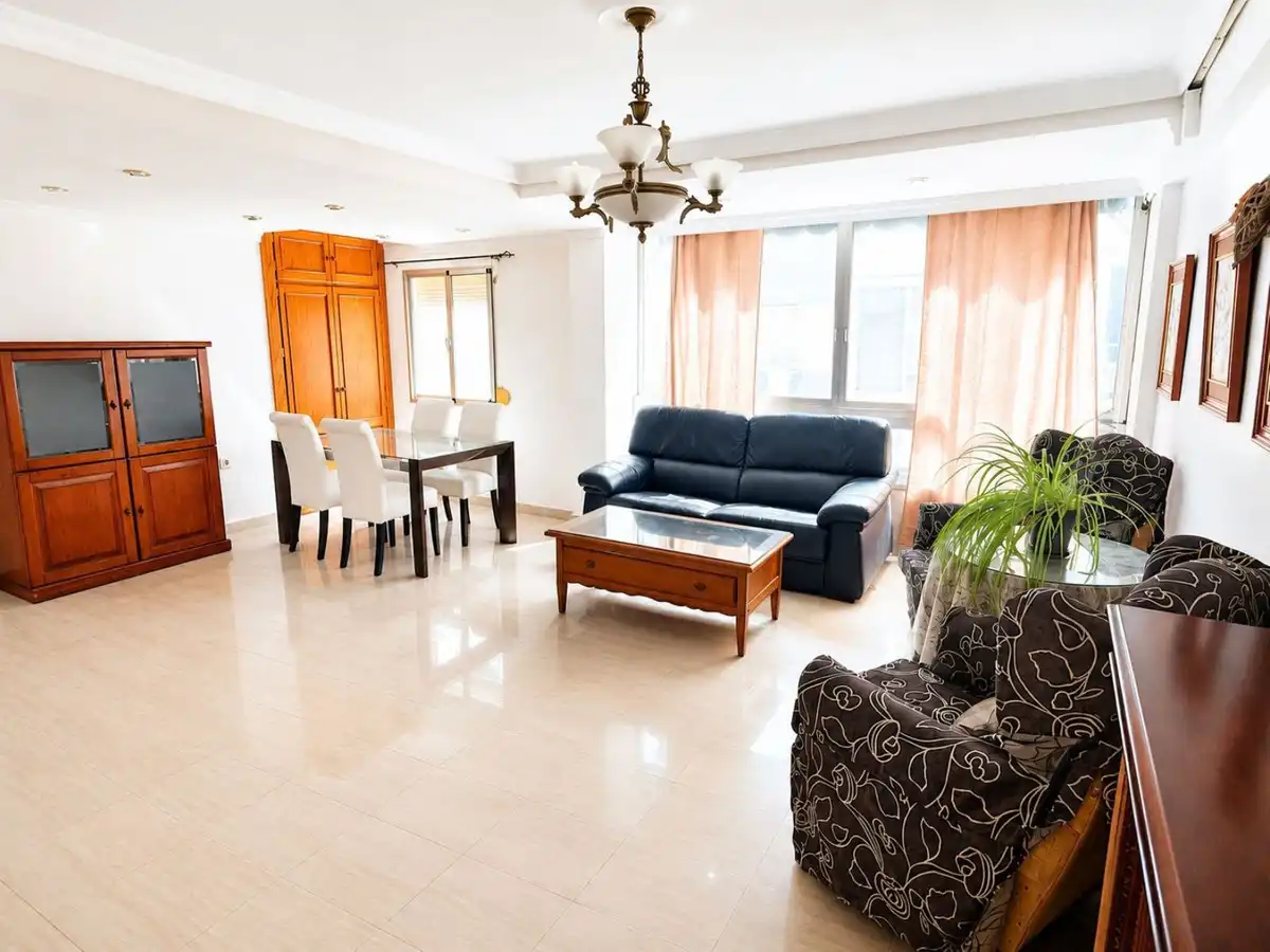 Sala de estar de Piso en venta en Málaga con Aire acondicionado y Amueblado