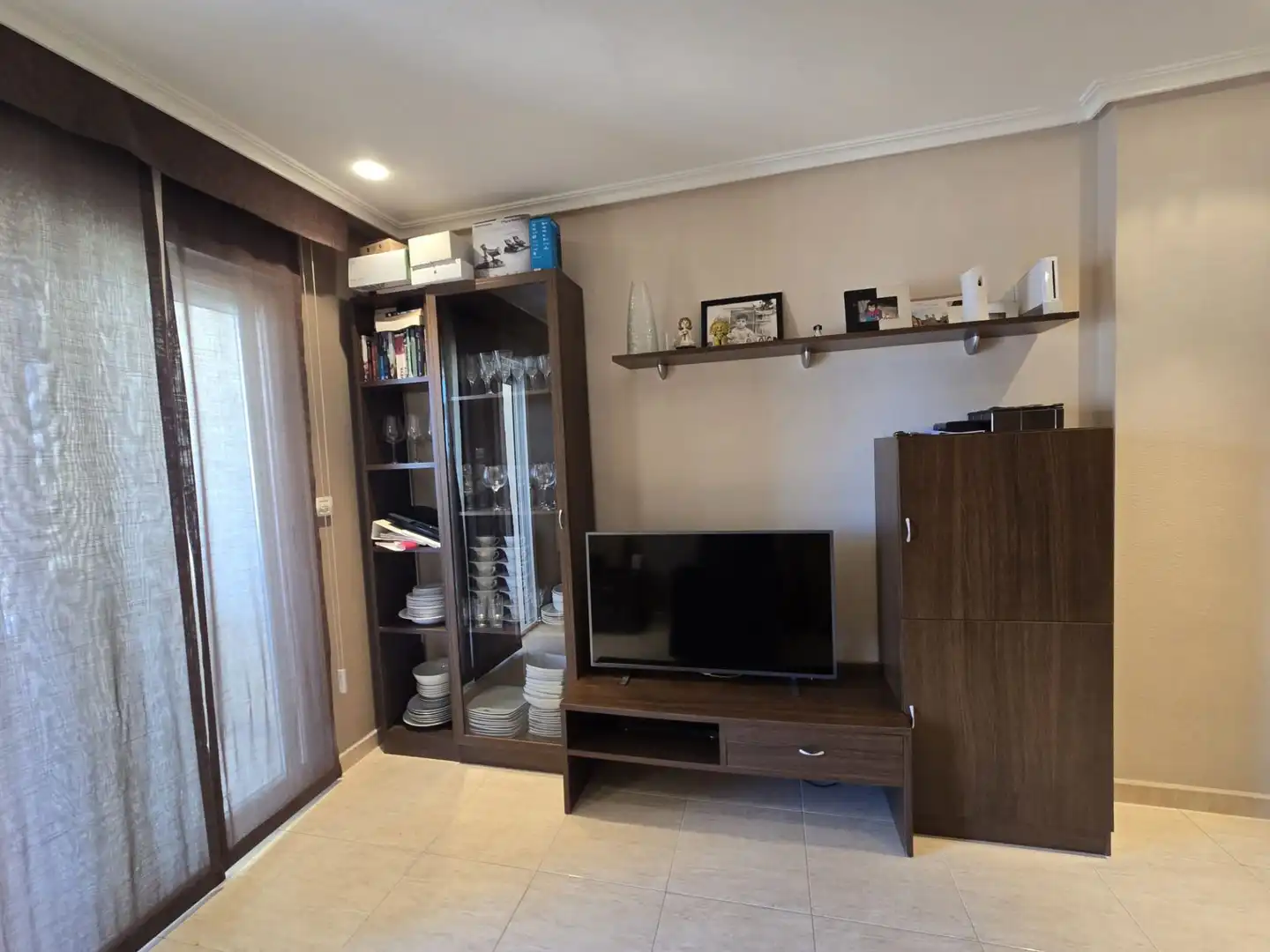 Sala d'estar de Apartament en venda en Santa Pola amb Aire condicionat i Moblat