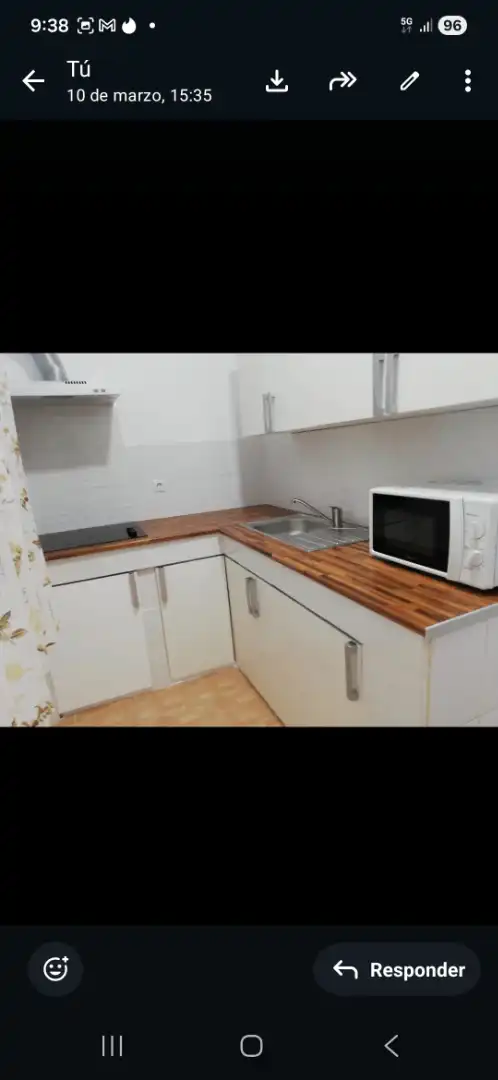 Cocina de Piso de alquiler en Almería con Amueblado