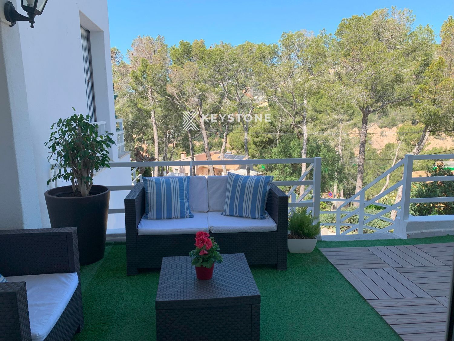 Terrassa de Dúplex de lloguer en Calvià amb Aire condicionat, Calefacció i Terrassa