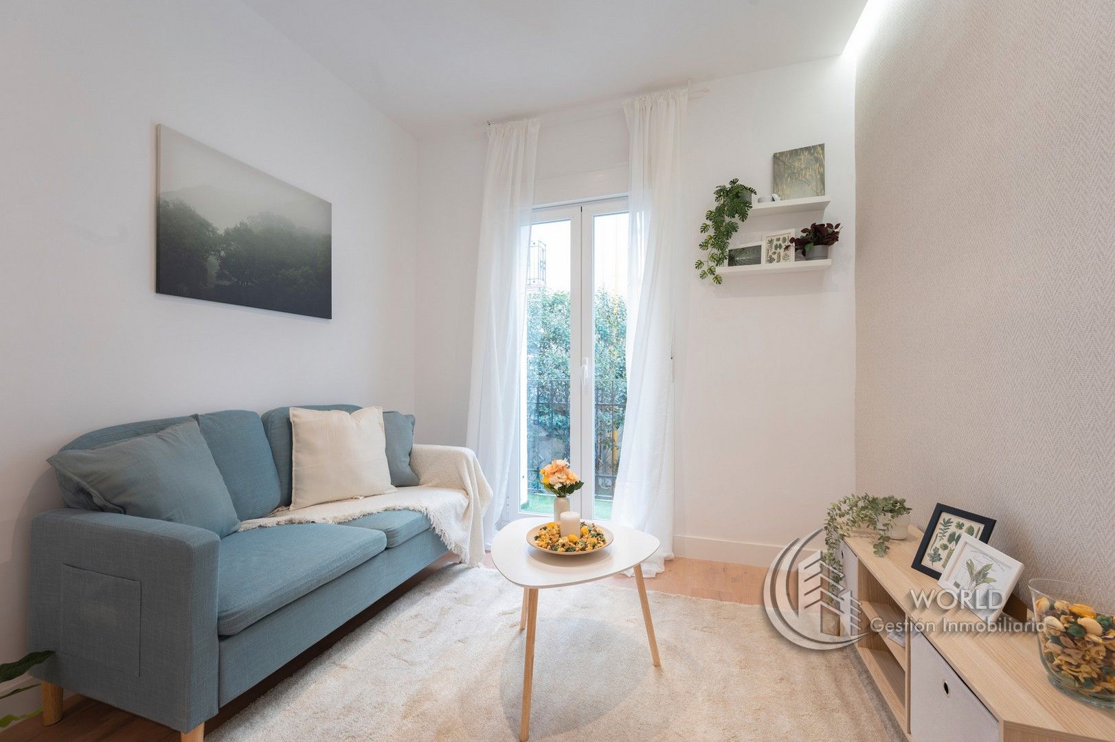 Sala d'estar de Pis en venda en  Madrid Capital amb Aire condicionat, Calefacció i Parquet