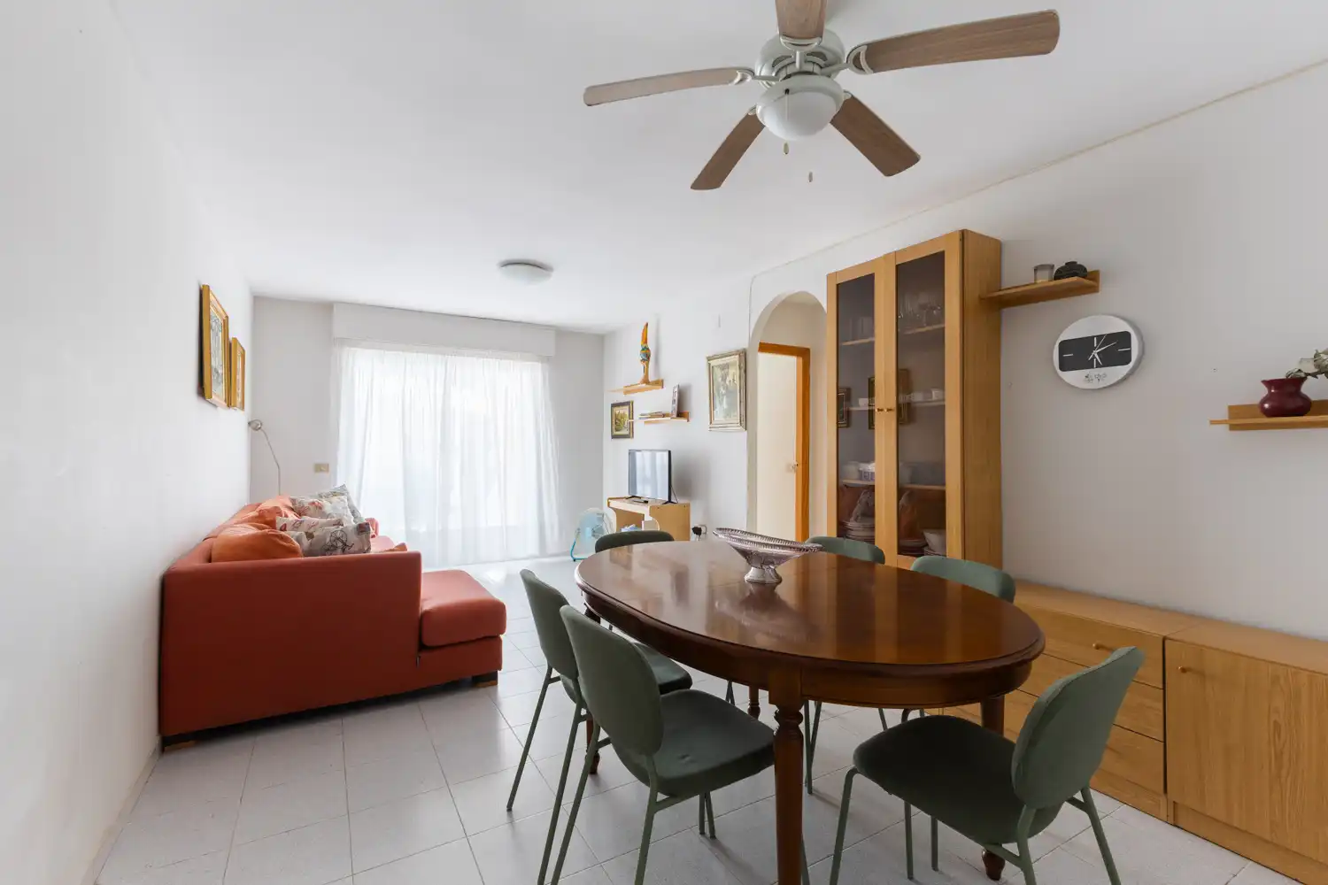 Sala d'estar de Pis en venda en Moncofa amb Calefacció i Terrassa