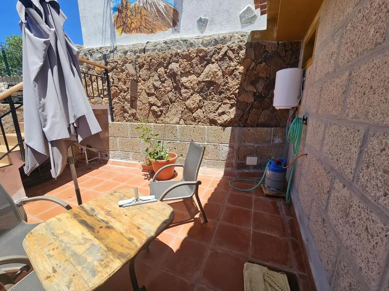 Terraza de Finca rústica de alquiler en Granadilla de Abona con Terraza