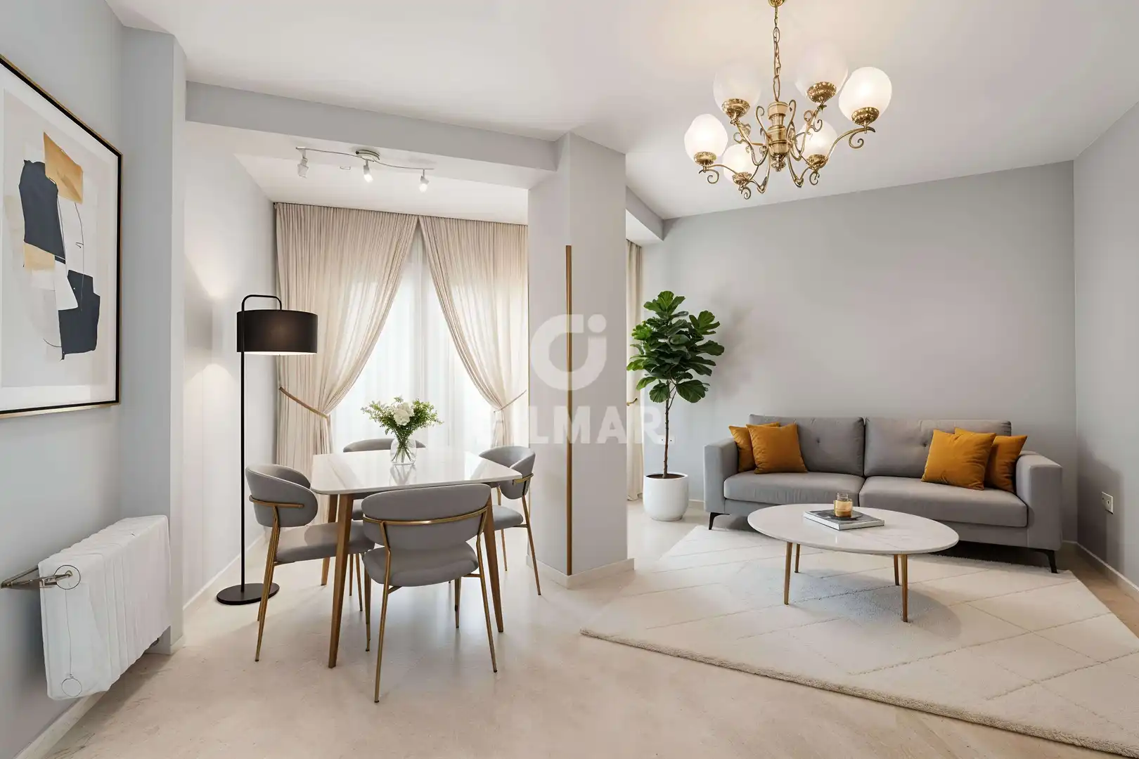 Living room of Flat for sale in Sevilla  with Heating and Private garden