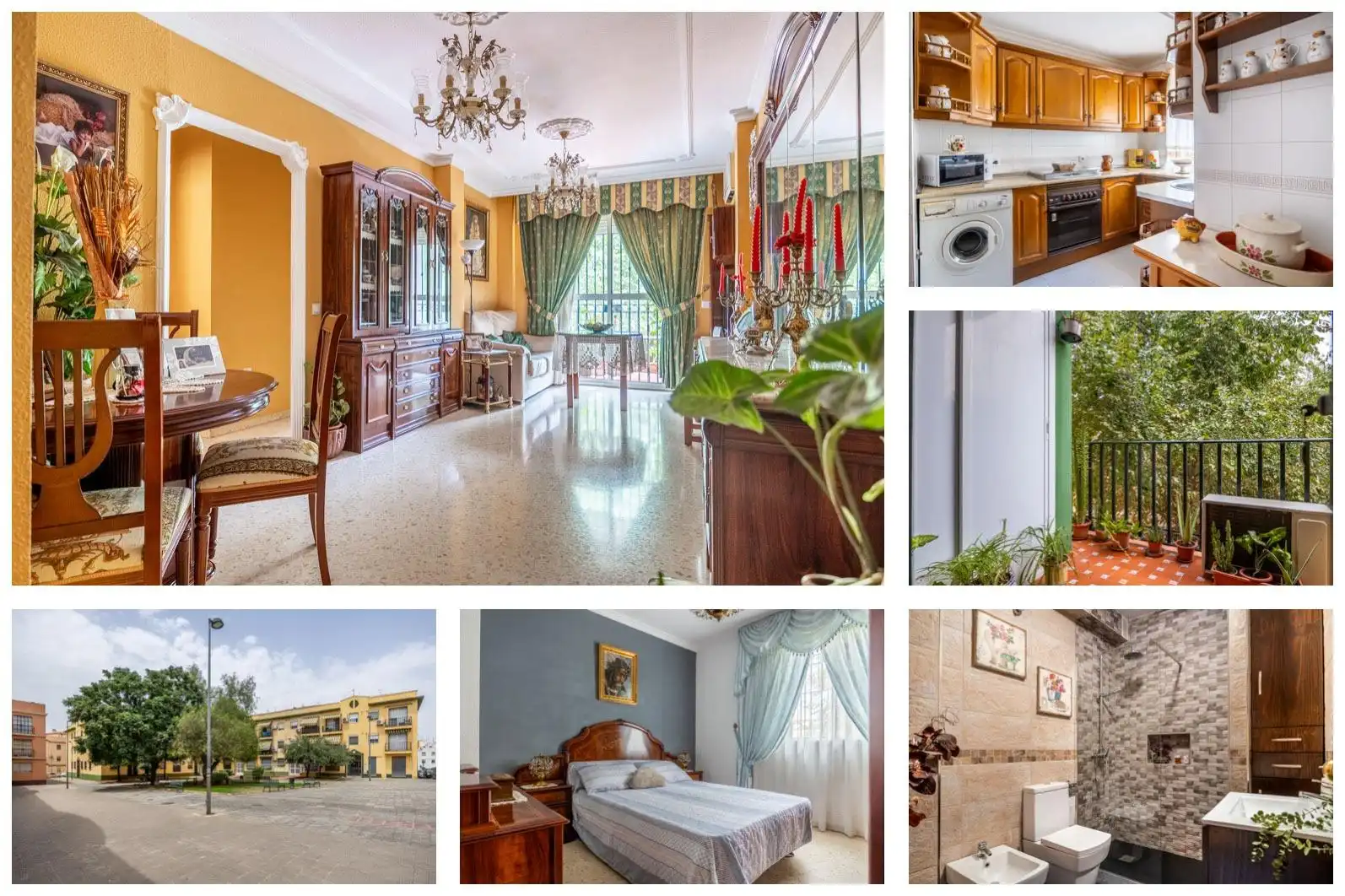 Exterior view of Flat for sale in Dos Hermanas  with Air Conditioner, Terrace and Balcony