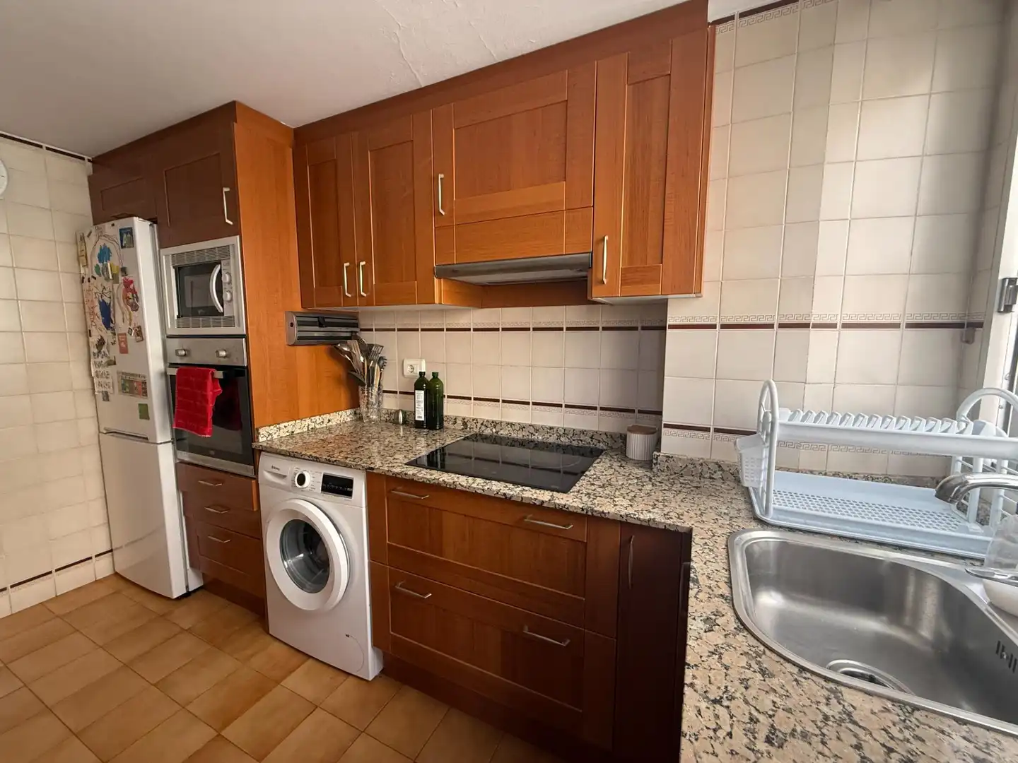 Küche von Wohnung zum Verkauf in Valencia mit Klimaanlage und Balkon