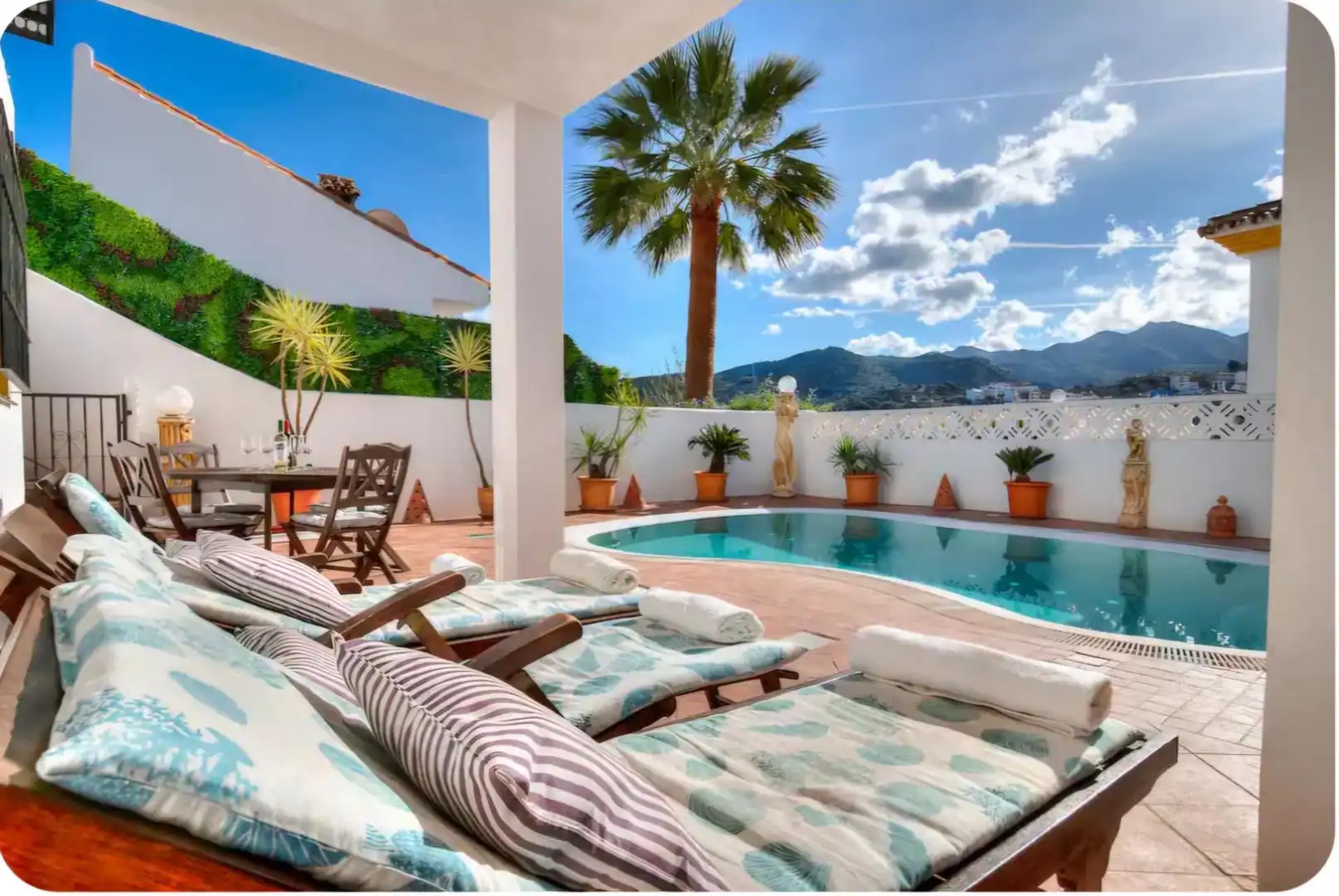 Terraza de Casa o chalet en venta en Monda con Calefacción, Jardín privado y Piscina