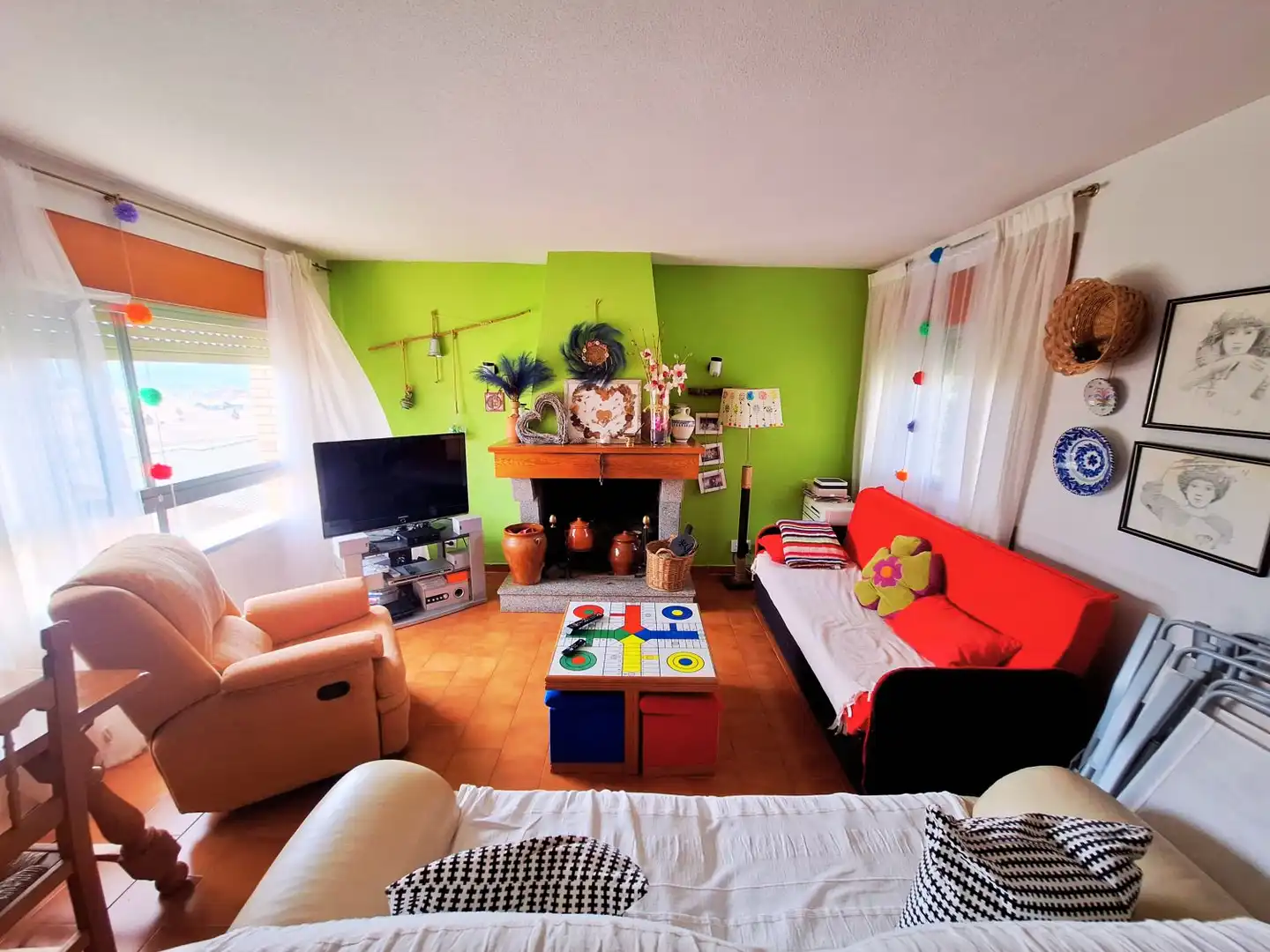 Sala de estar de Piso en venta en La Adrada  con Calefacción, Terraza y Trastero