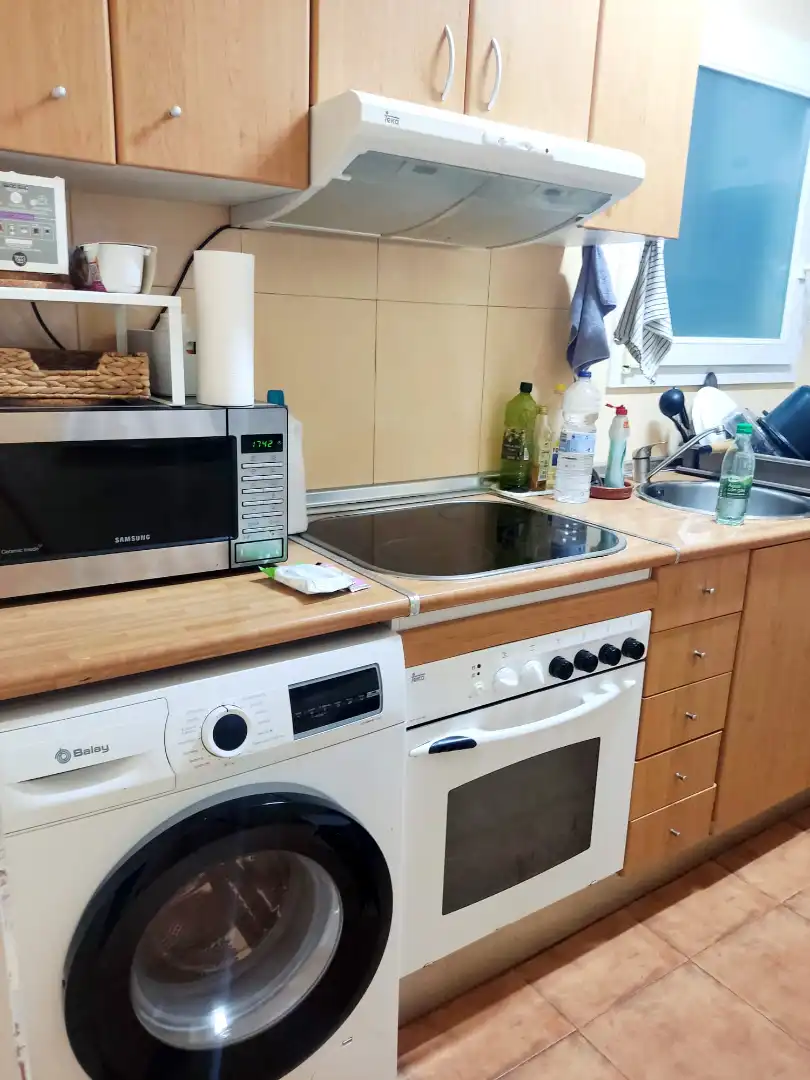 Kitchen of Flat for sale in Salou  with Air Conditioner, Terrace and Furnished