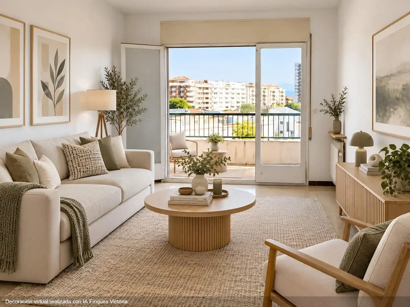 Living room of Flat for sale in Ponent - Set Camins