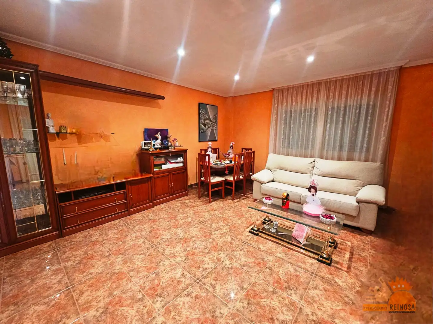 Sala d'estar de Casa o xalet en venda en Molina de Segura amb Aire condicionat, Jardí privat i Terrassa