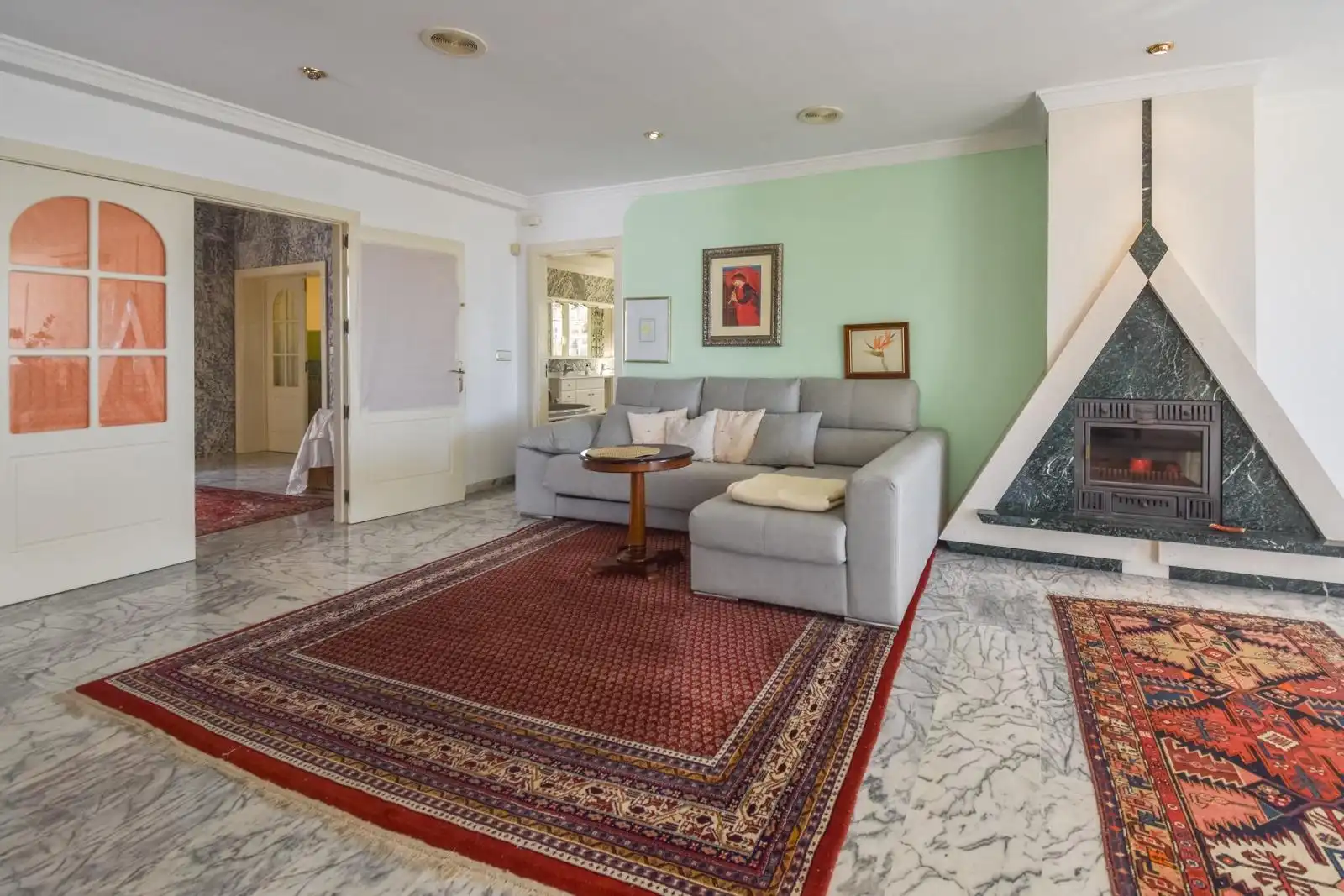 Sala de estar de Casa o chalet de alquiler en Rincón de la Victoria con Aire acondicionado, Calefacción y Jardín privado