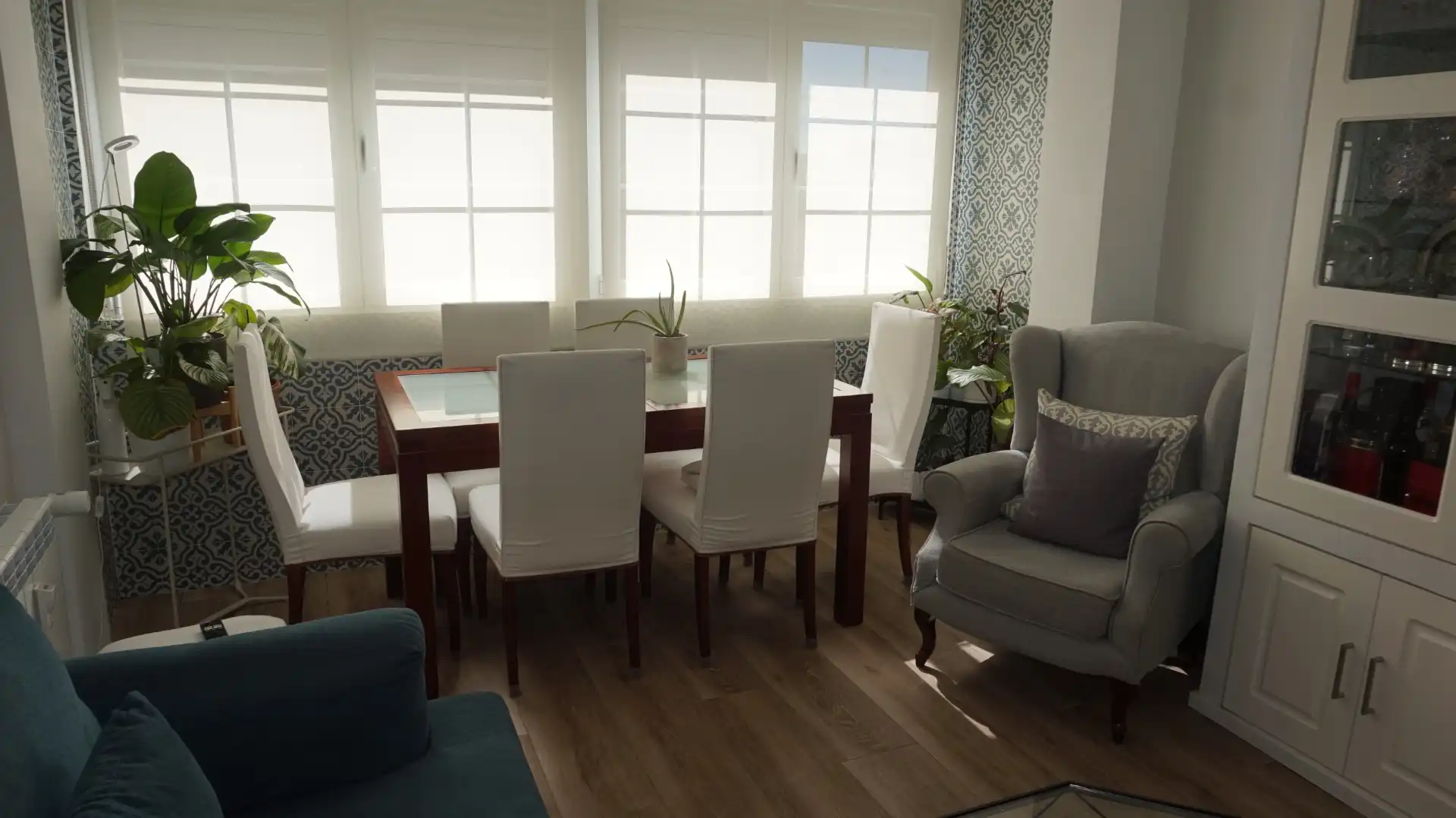 Esszimmer von Wohnung zum Verkauf in Madrid mit Klimaanlage, Heizung und Terrasse