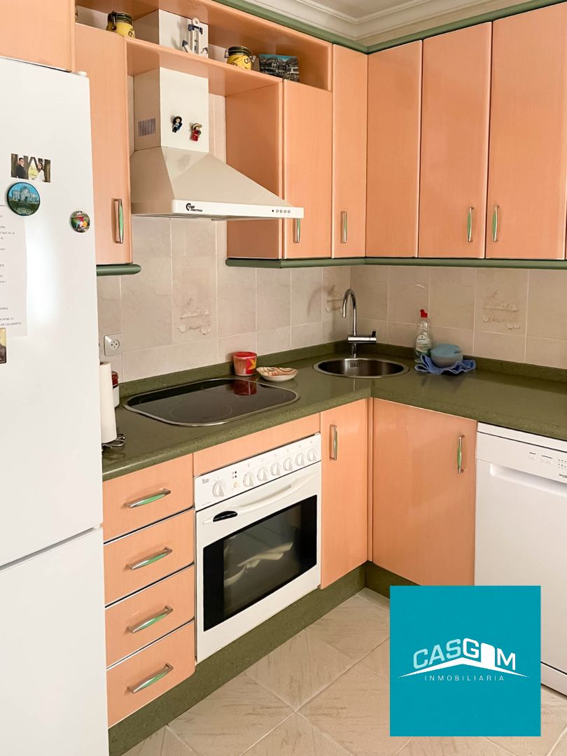 Kitchen of Flat for sale in  Huelva Capital  with Air Conditioner, Furnished and Oven