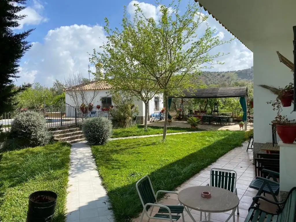 Garden of Country homes for sale in Baena  with Private garden, Terrace and Swimming Pool