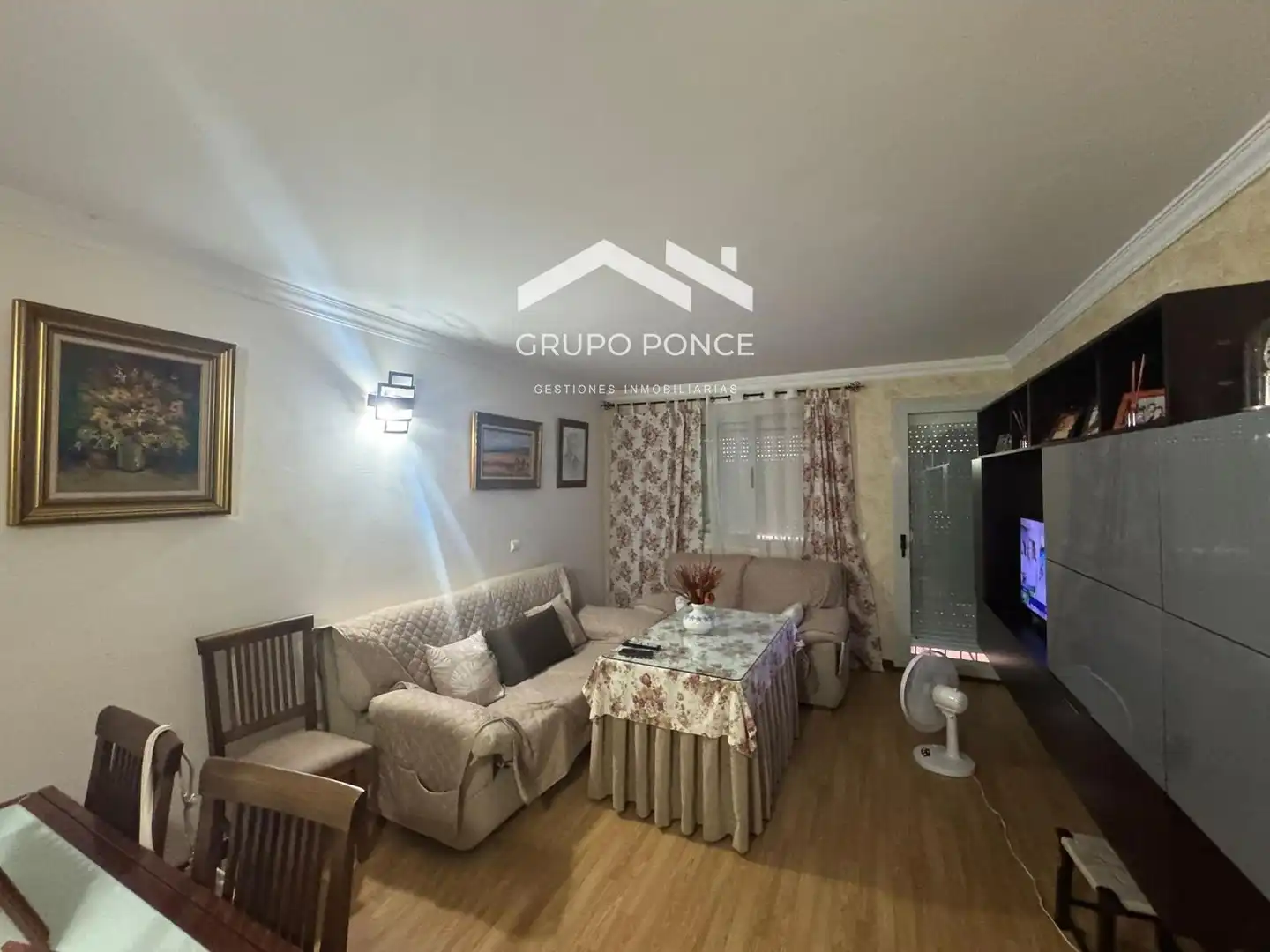 Sala de estar de Piso en venta en Jerez de la Frontera con Jardín privado, Trastero y Piscina