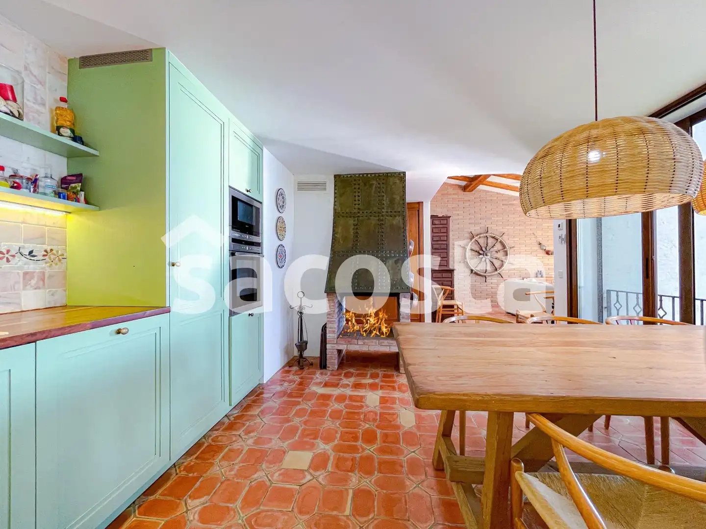 Cocina de Casa o chalet en venta en Lloret de Mar con Aire acondicionado, Calefacción y Jardín privado