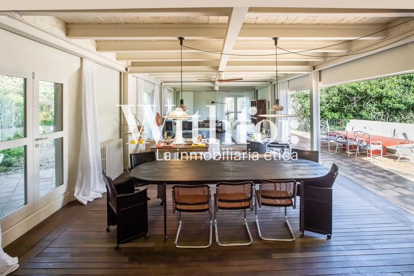 Comedor de Casa o chalet en venta en La Pera con Calefacción, Jardín privado y Terraza