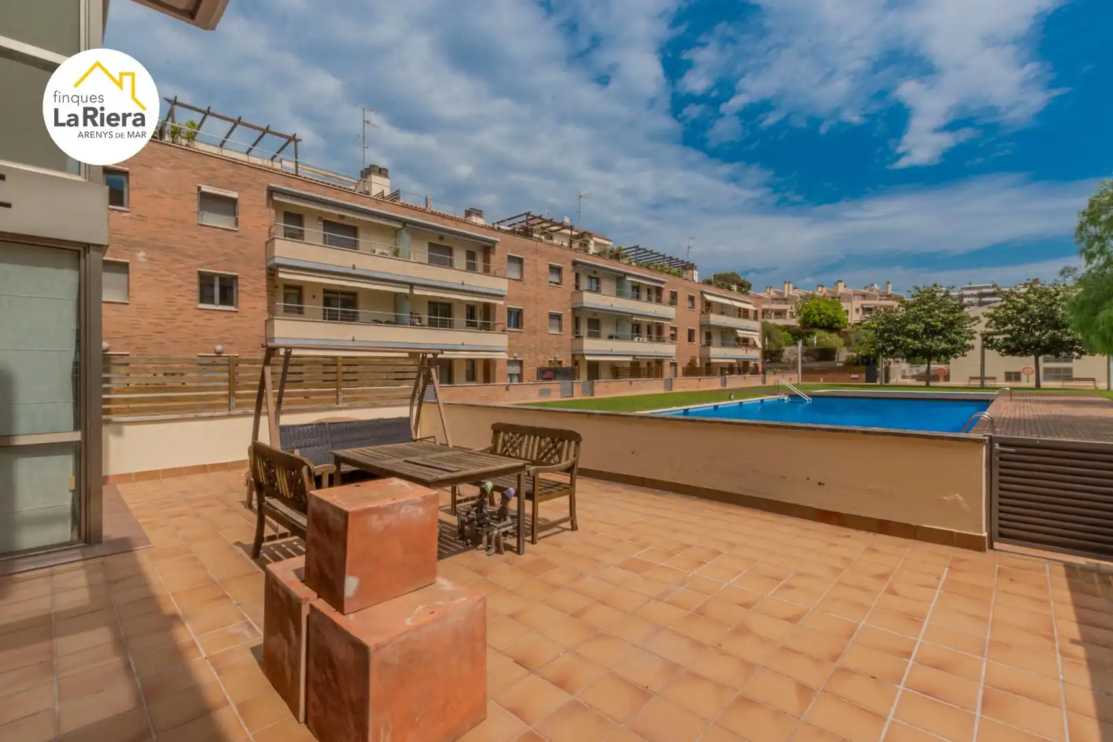 Swimming pool of Ground floor for sale in Sant Andreu de Llavaneres  with Heating, Private garden and Parquet flooring