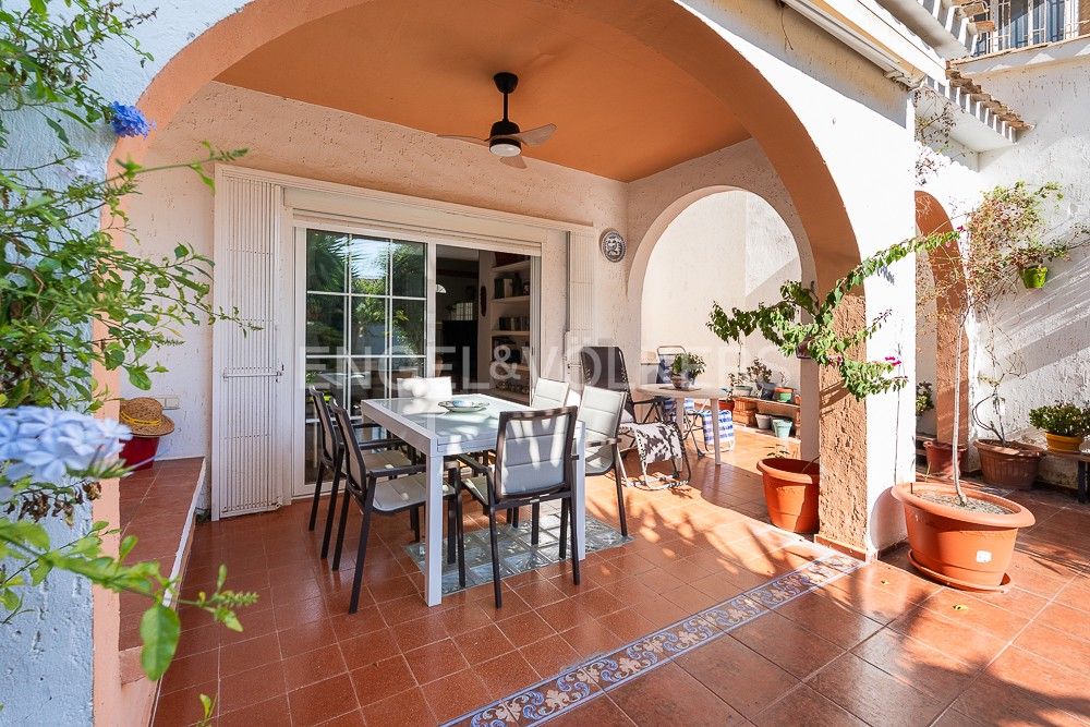 Terrace of Single-family semi-detached for sale in El Puig de Santa Maria  with Air Conditioner, Heating and Private garden
