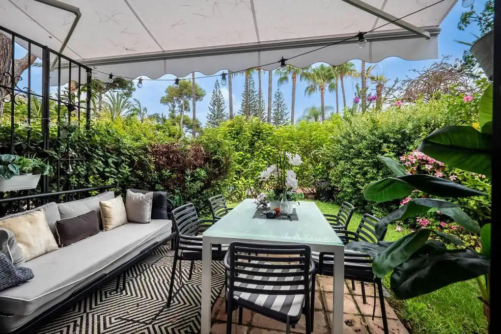 Terrassa de Apartament en venda en Marbella amb Aire condicionat, Moblat i Forn