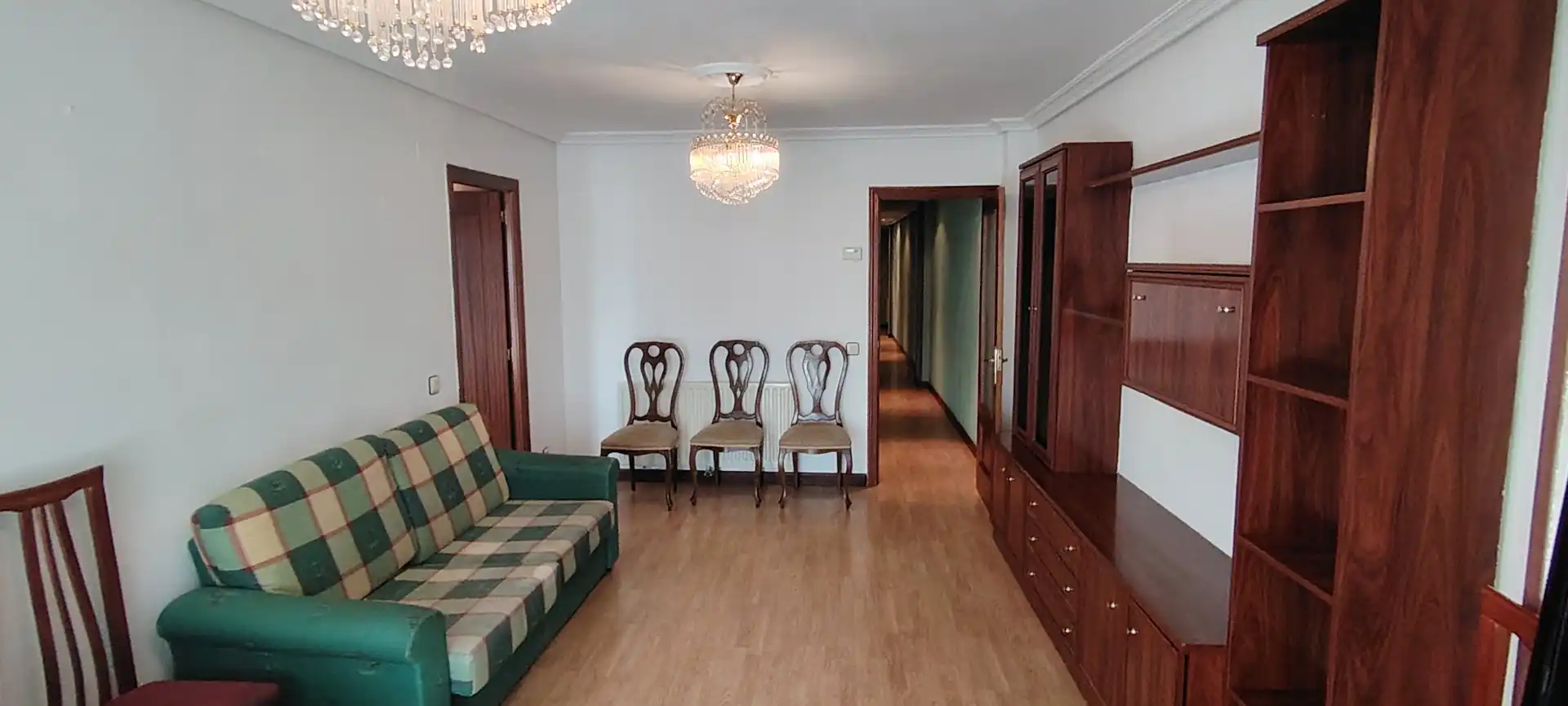Living room of Flat for sale in Villares de la Reina  with Heating, Parquet flooring and Terrace