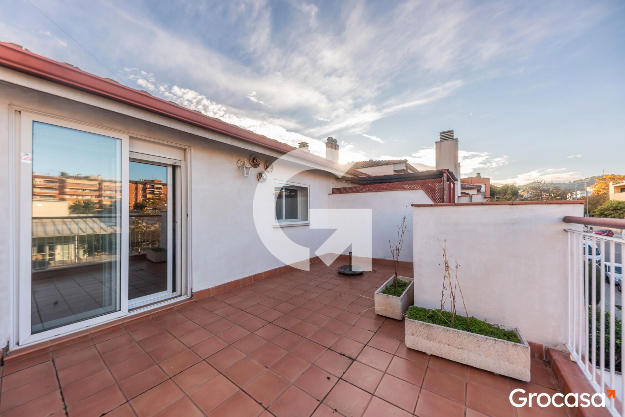 Terrace of Single-family semi-detached for sale in Sant Boi de Llobregat  with Air Conditioner, Heating and Private garden