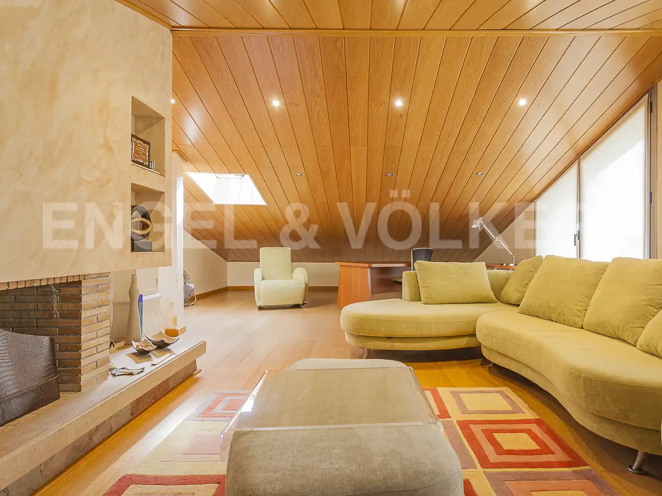 Sala d'estar de Casa o xalet en venda en Viladecavalls amb Aire condicionat, Calefacció i Piscina