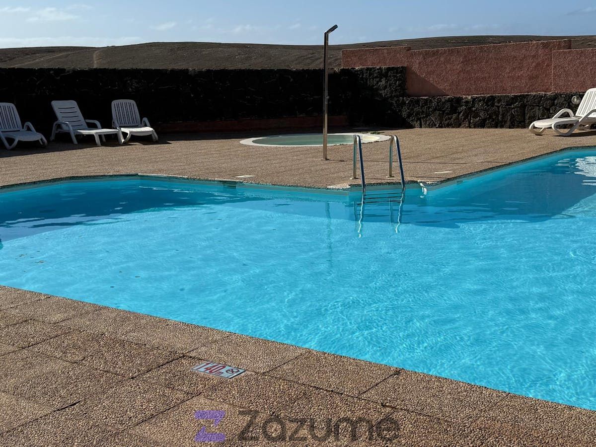 Swimming pool of Single-family semi-detached to rent in Yaiza  with Air Conditioner, Private garden and Terrace