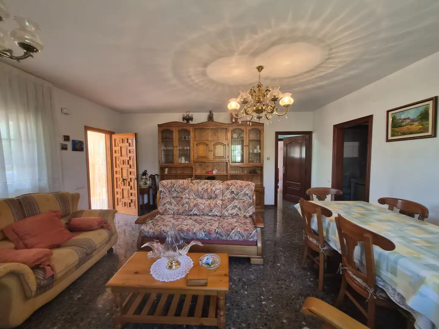 Living room of Houses for sale in Creixell  with Heating, Private garden and Terrace