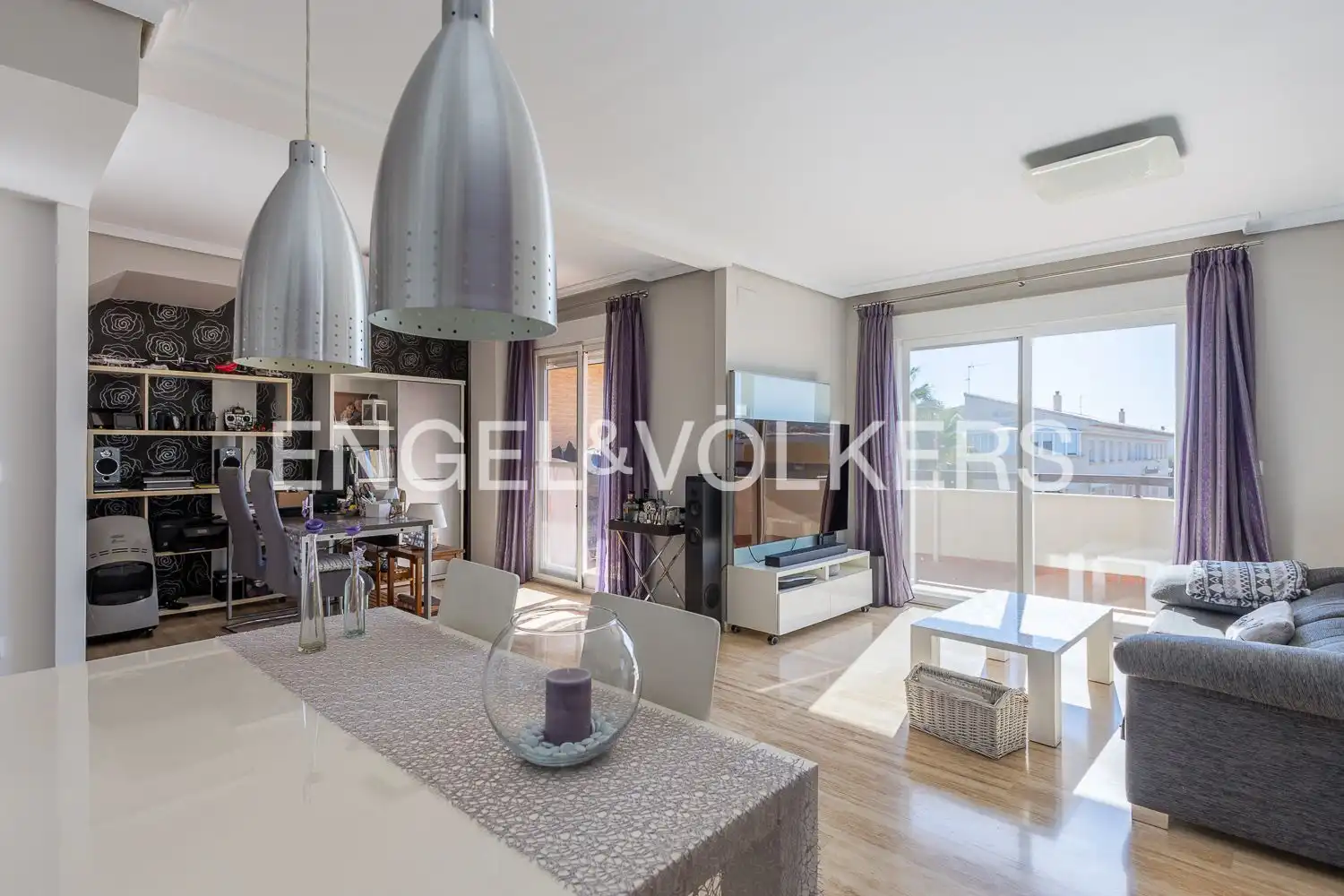 Sala d'estar de Àtic en venda en Jávea / Xàbia amb Aire condicionat, Calefacció i Terrassa