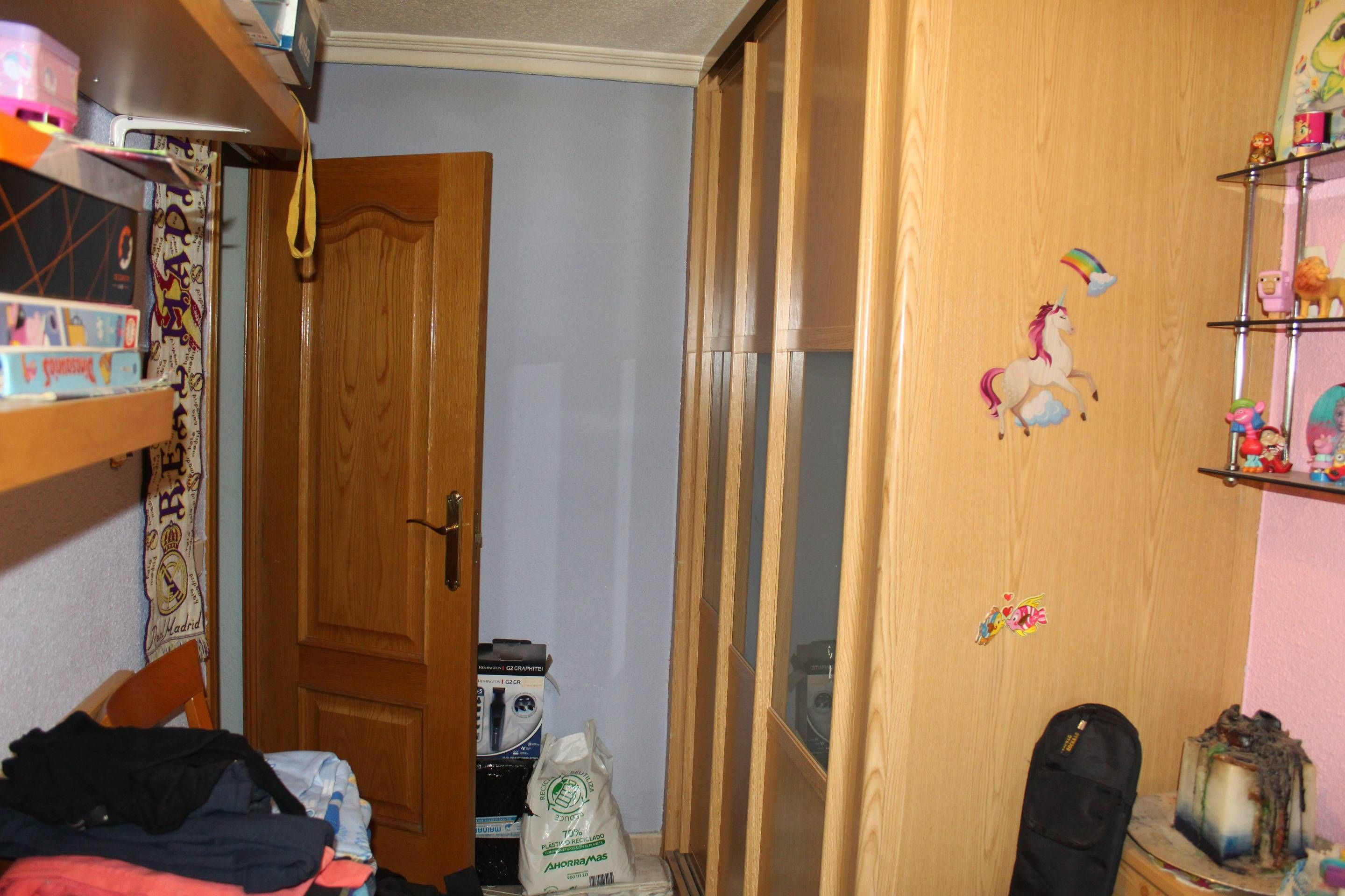 Bedroom of Flat for sale in  Madrid Capital  with Air Conditioner and Heating