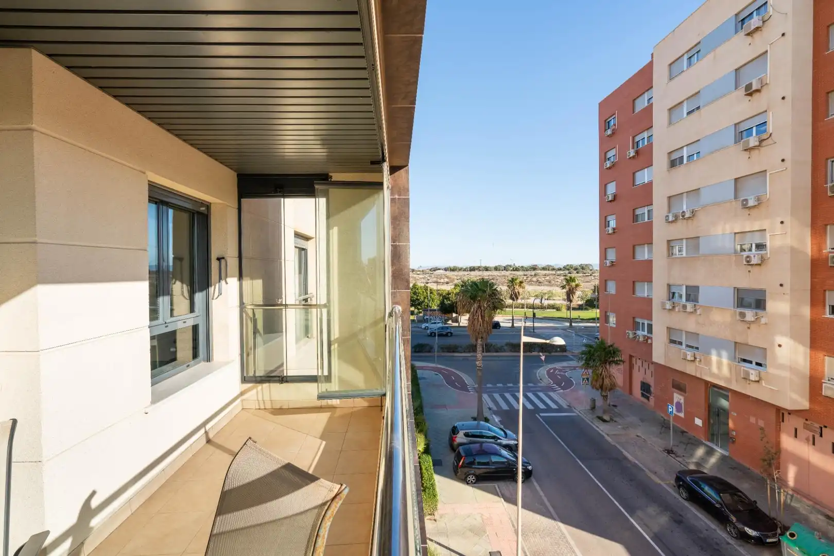 Balcony of Flat for sale in Almería  with Air Conditioner, Terrace and Storage room