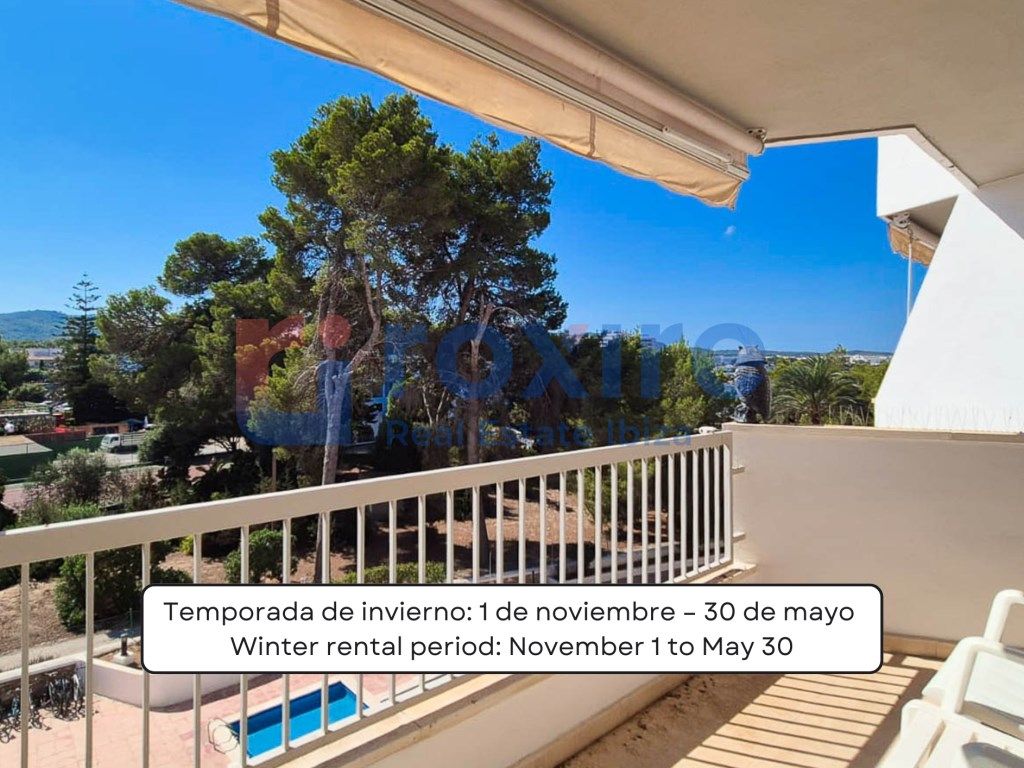 Exterior view of Flat to rent in Sant Antoni de Portmany  with Air Conditioner, Terrace and Swimming Pool