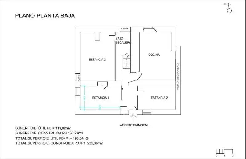 Casa adosada en venta en Ortigueira