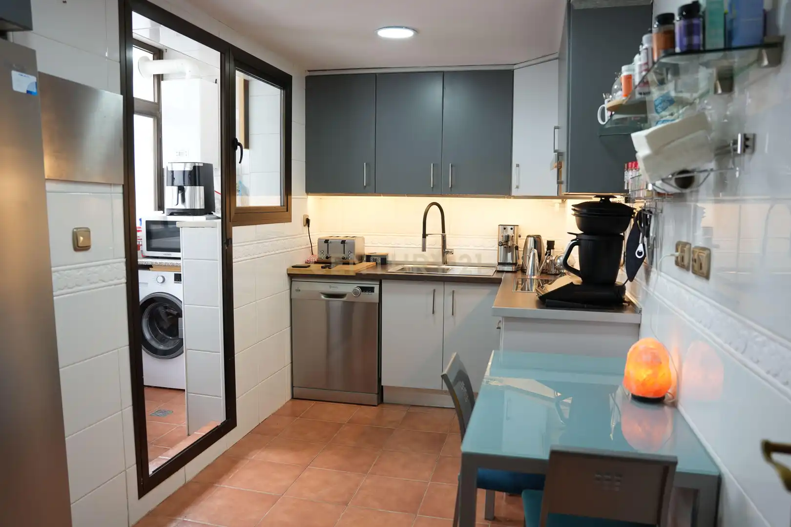 Kitchen of Apartments for sale in Málaga  with Air Conditioner, Private garden and Oven