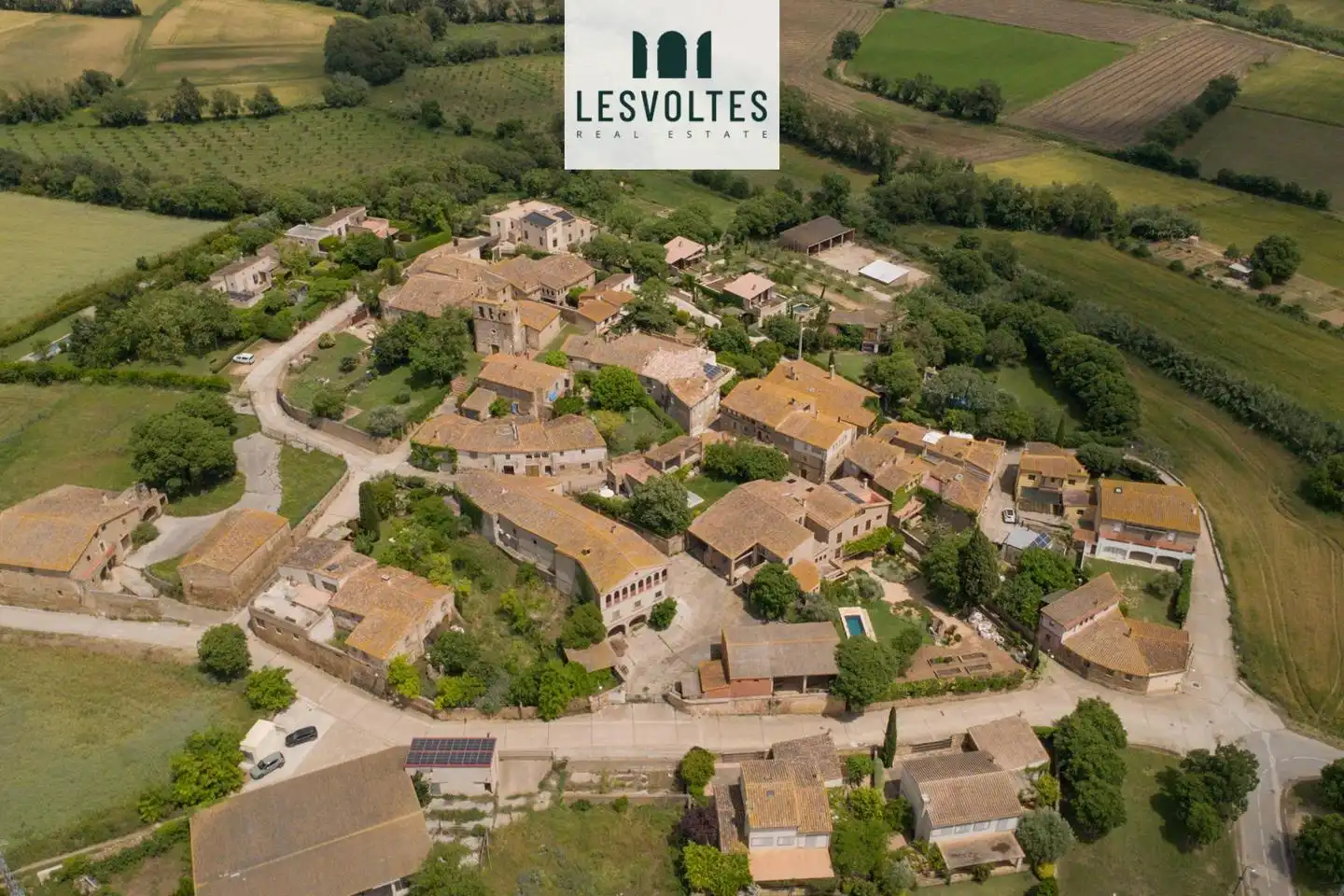 Vista exterior de Casa o xalet en venda en Corçà amb Calefacció, Jardí privat i Parquet