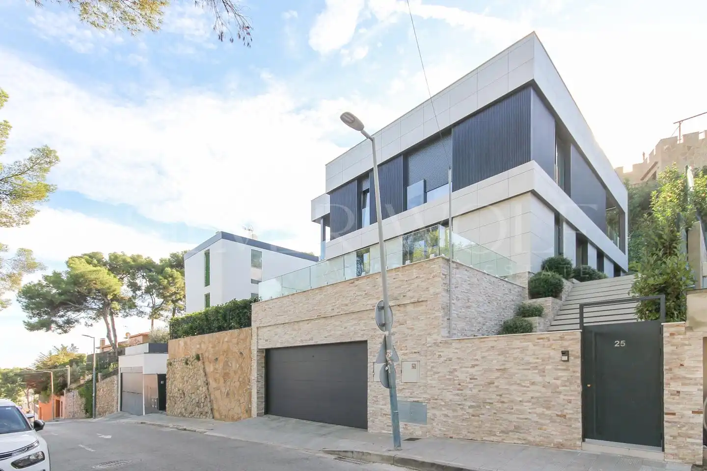 Exterior view of Houses for sale in Castelldefels  with Air Conditioner, Heating and Private garden