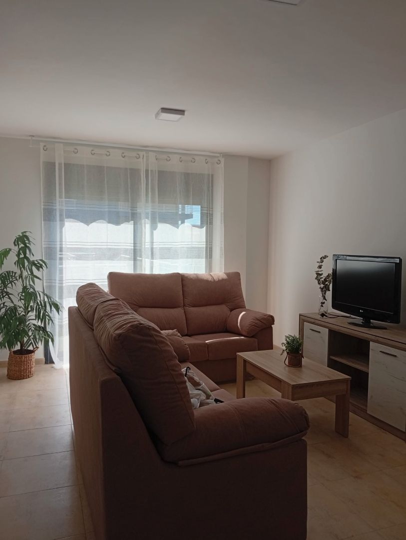 Sala d'estar de Pis de lloguer en Vícar amb Aire condicionat, Calefacció i Terrassa